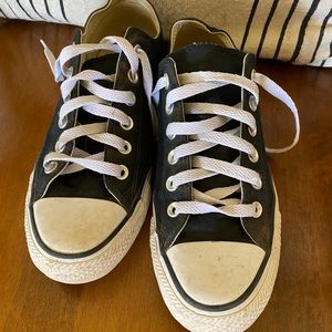 Black womens converse